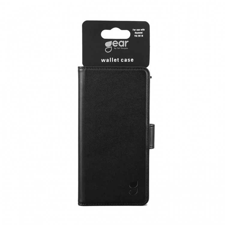 GEAR Wallet Black 3 Cardpockets Huawei Y6 2018