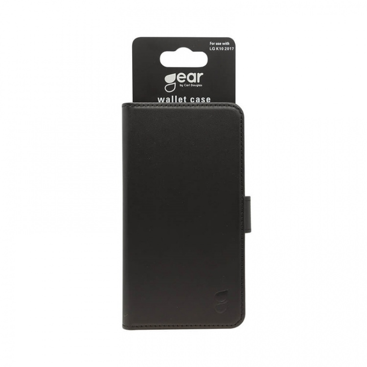 GEAR Wallet Black 3 Cardpockets LG K10 (2017) GEAR Wallet Black 3 Cardpockets LG K10 (2017)