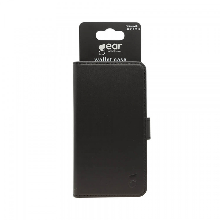 GEAR Wallet Black 3 Cardpockets LG K10 (2017) GEAR Wallet Black 3 Cardpockets LG K10 (2017)