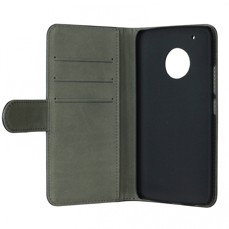 GEAR Wallet Black 3 Cardpockets Moto G5 PLUS
