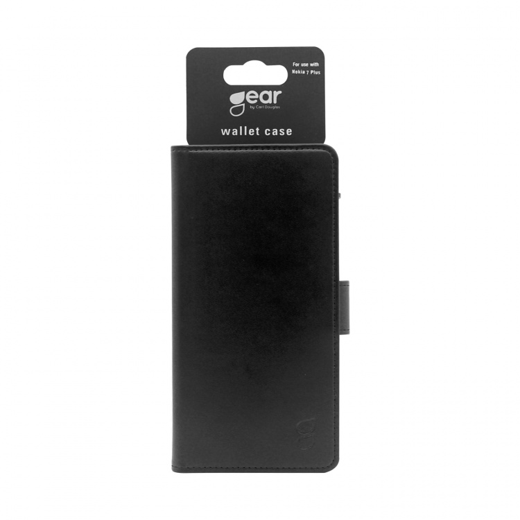 GEAR Wallet Black 3 Cardpockets Nokia 7 Plus GEAR Wallet Black 3 Cardpockets Nokia 7 Plus