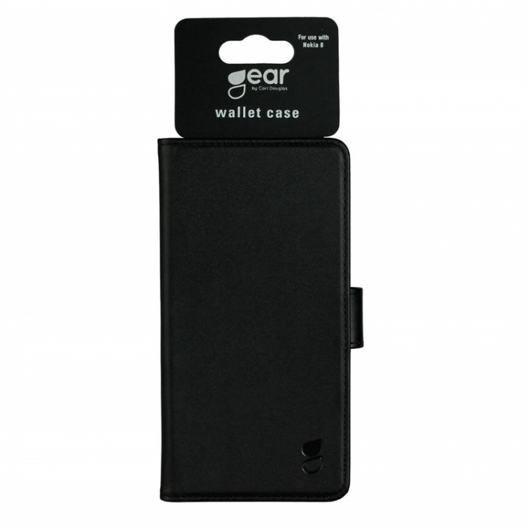 GEAR Wallet Black 3 Cardpockets Nokia 8 GEAR Wallet Black 3 Cardpockets Nokia 8