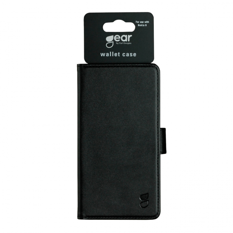 GEAR Wallet Black 3 Cardpockets Nokia 6  GEAR Wallet Black 3 Cardpockets Nokia 6