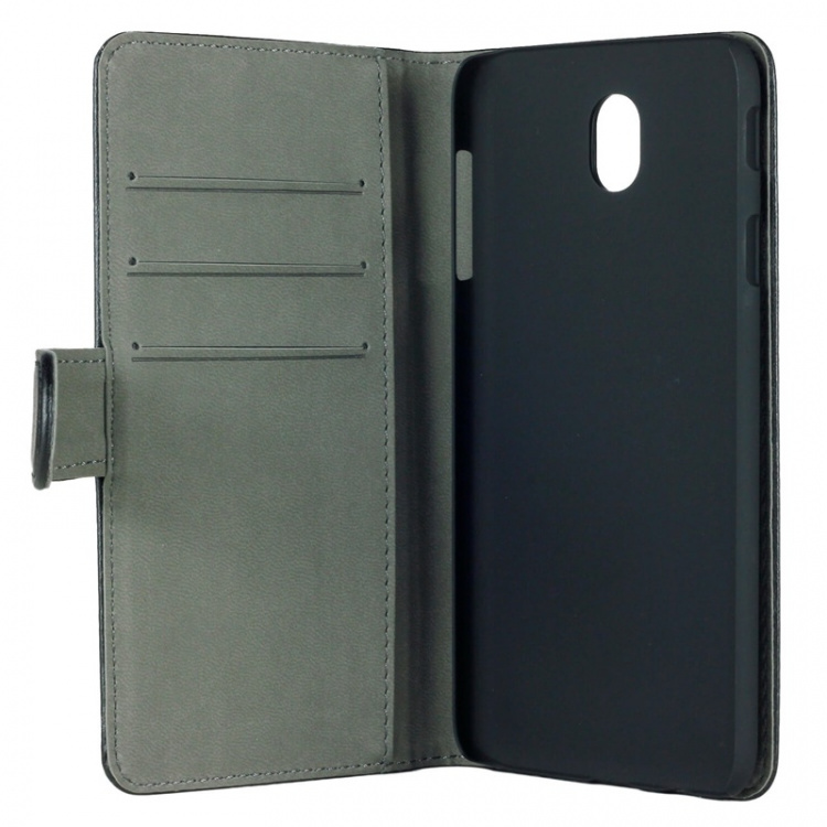 GEAR Wallet Black 3 Cardpockets Samsung Galaxy J7 2017