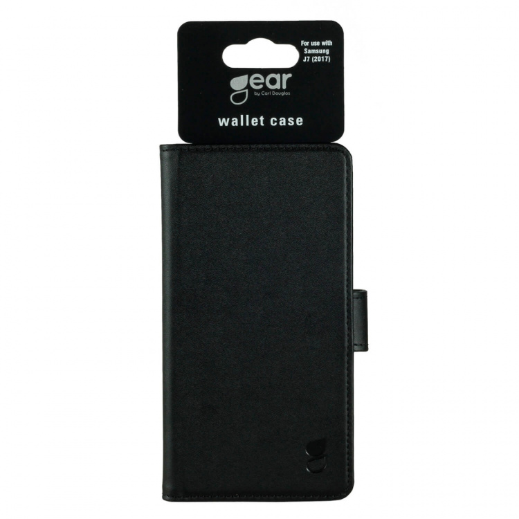GEAR Wallet Black 3 Cardpockets Samsung Galaxy J7 2017