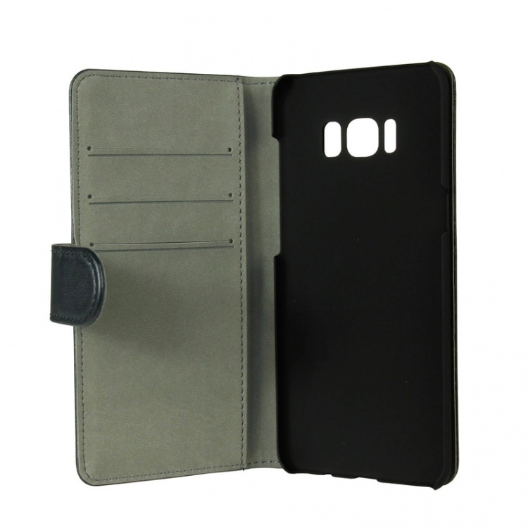 GEAR Wallet Black 3 Cardpockets Samsung Galaxy S8 Plus