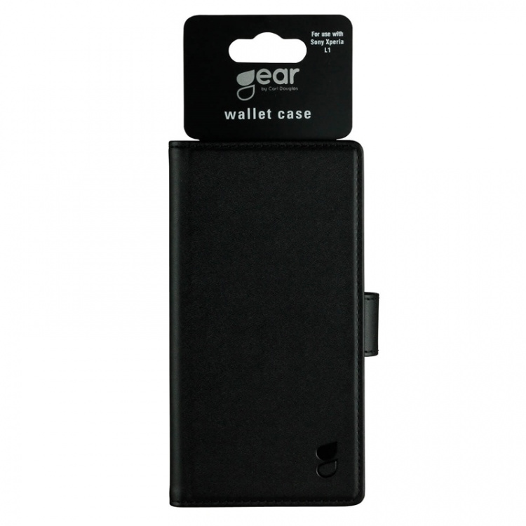 GEAR Wallet Black 3 Cardpockets Sony Xperia L1