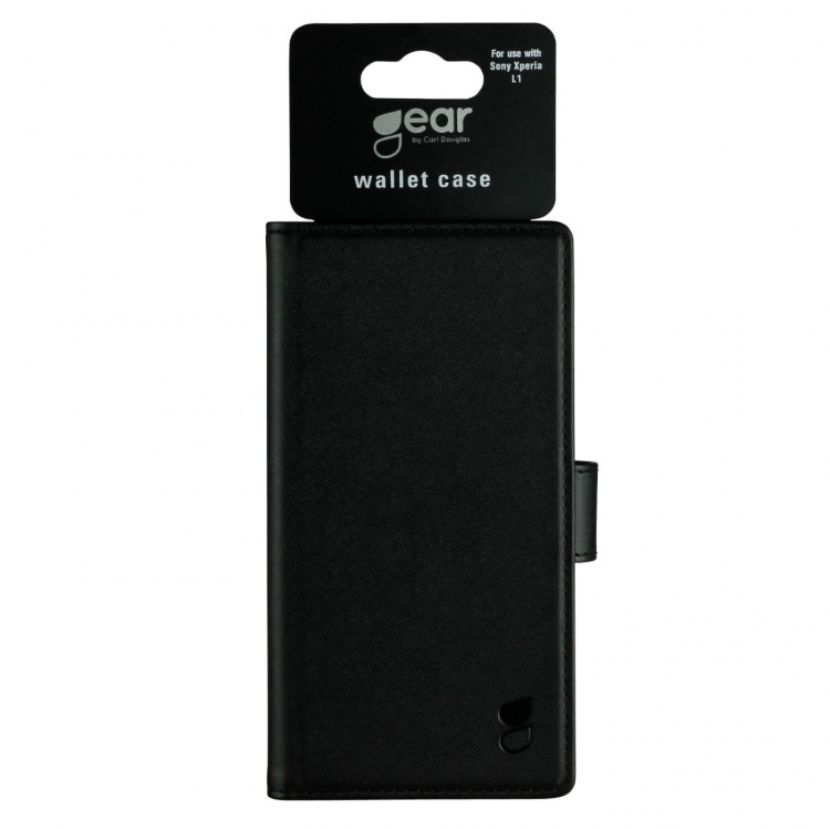 GEAR Wallet Black 3 Cardpockets Sony Xperia L1