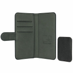 GEAR Wallet Black Magnet/Glue 3 Cardpockets universal to 5
