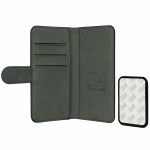 GEAR Wallet Black Magnet/Glue 3 Cardpockets universal to 5
