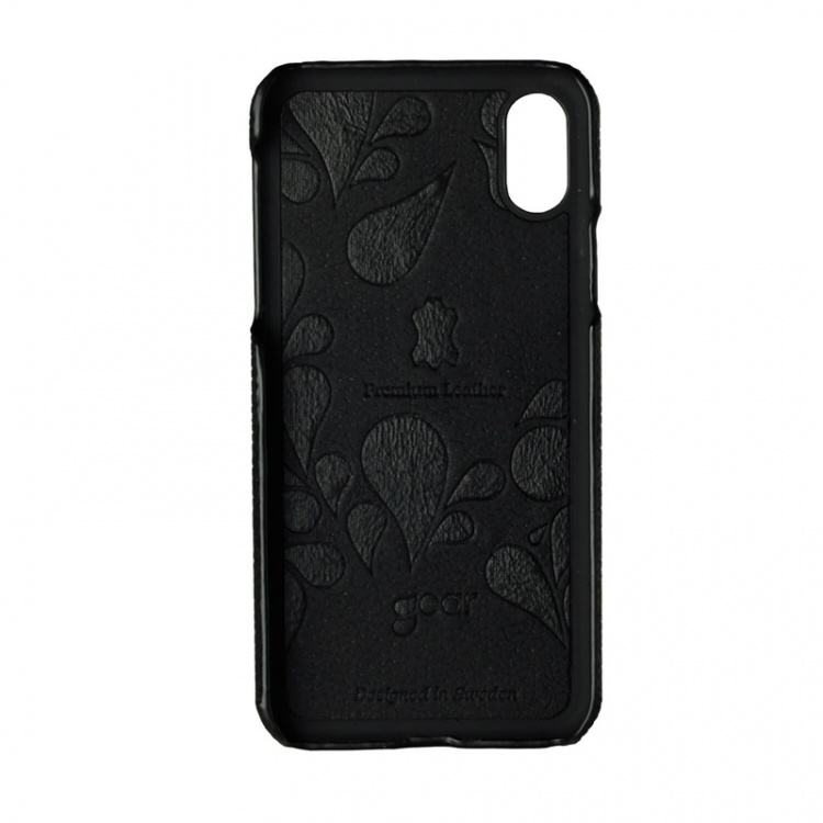 ONSALA COLLECTION Cover Leather Black iPhone X/XS ONSALA COLLECTION Cover Leather Black iPhone X/XS