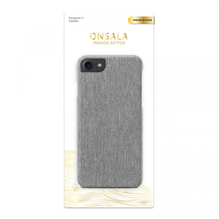 ONSALA COLLECTION Cover Textile Grey iPhone 6/7/8/SE2020 ONSALA COLLECTION Cover Textile Grey iPhone 6/7/8/SE2020