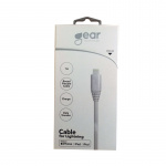 GEAR USB Cable Lightning 1.0m White MFI