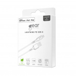 GEAR USB Cable Lightning 1.0m White MFI