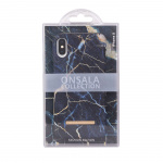 ONSALA COLLECTION Mobile Cover Soft Black Galaxy Marble iPhone X/XS