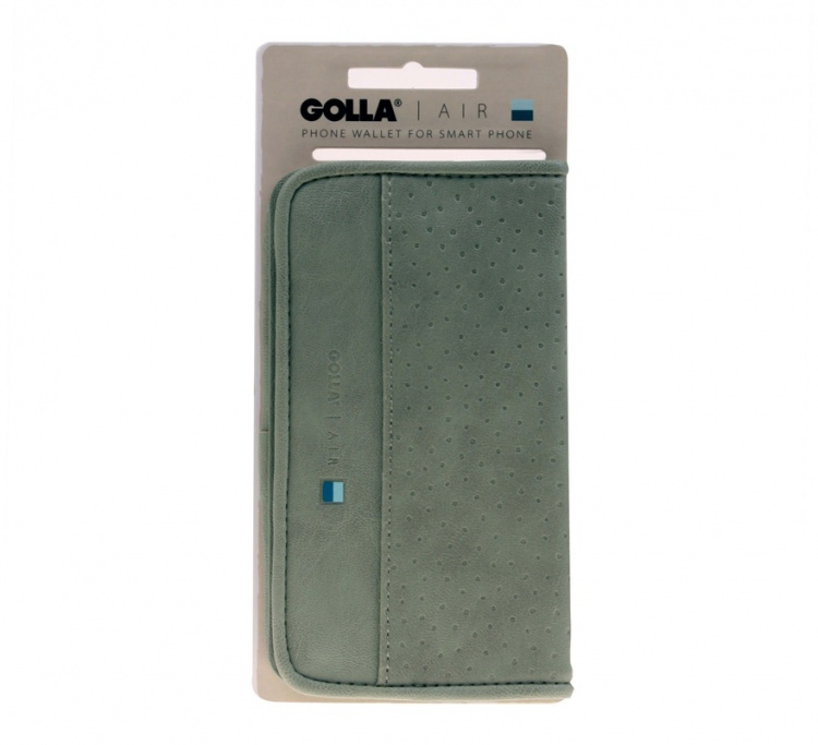 Smartphone Wallet Air for Sam sung Galaxy S5, Aqua/Grey