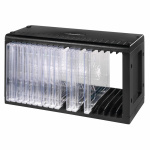 Hama CD rek voor 20 CD\'s Zwart Hama CD rek voor 20 CD\'s Zwart