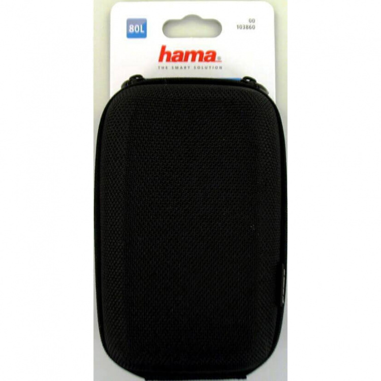 HAMA Kompaktväska Hardcase 80L Color Style Svart HAMA Kompaktväska Hardcase 80L Color Style Svart