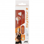JVC Headphone ENR15 Sport Mic In-Ear White