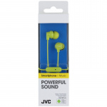 JVC Headphone FR15 Mic In-Ear Green JVC Headphone FR15 Mic In-Ear Green