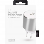 KIT PLATINUM charger 220V 2xUSB 3.4A Rosegold KIT PLATINUM charger 220V 2xUSB 3.4A Rosegold