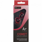 KITSOUND Headphone Comet True Wireless Röd
