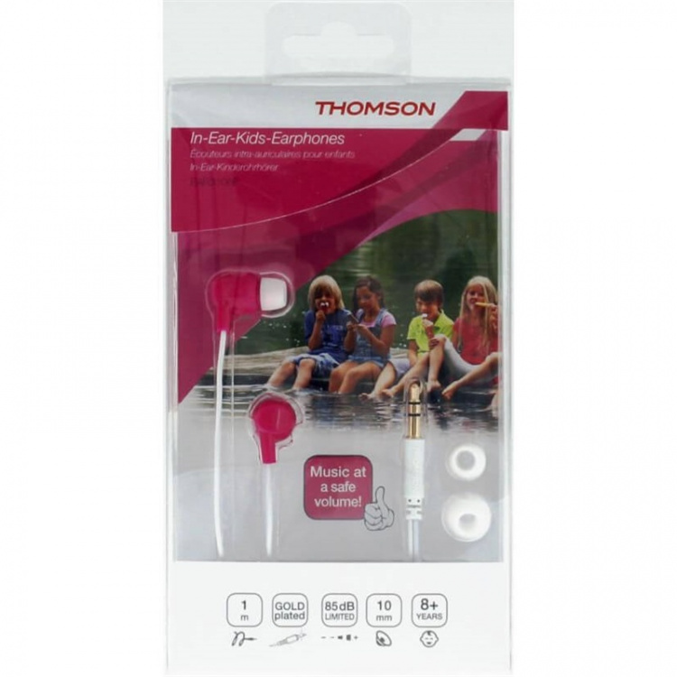 THOMSON EAR3106BL In Ear For Kids Max 85db Pink THOMSON EAR3106BL In Ear For Kids Max 85db Pink