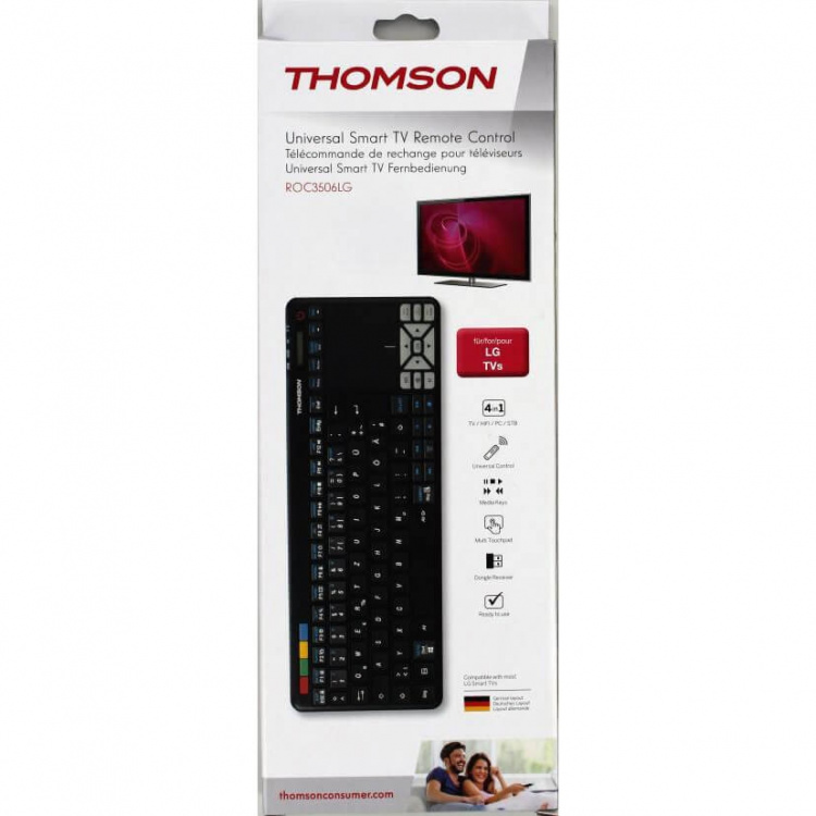THOMSON SMART TV Remote Control 4in1 LG With Keyboard Nordic Layout THOMSON SMART TV Remote Control 4in1 LG With Keyboard Nordic Layout