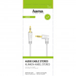 HAMA Audio 3.5mm Angled White 2m HAMA Audio 3.5mm Angled White 2m