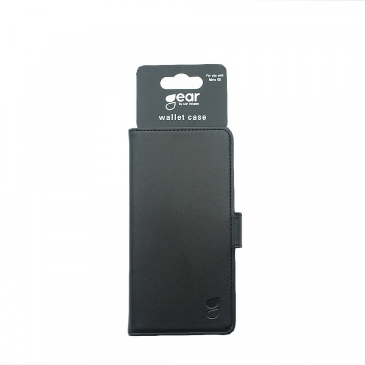 GEAR Wallet Black 3 Cardpockets Moto G6 