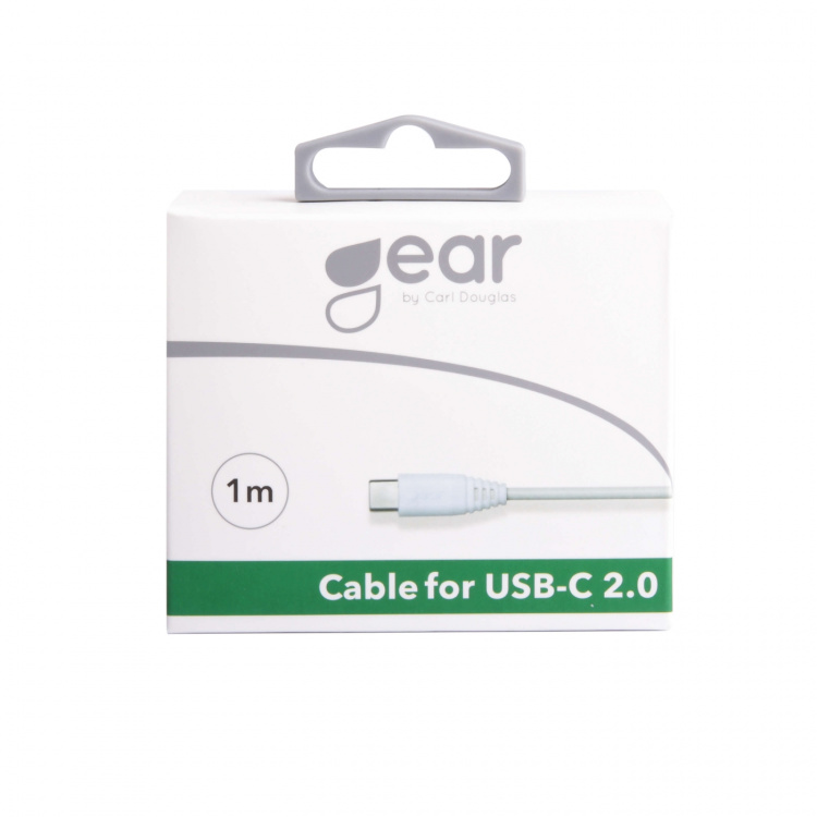GEAR USB Cable USB-C 1.0m White