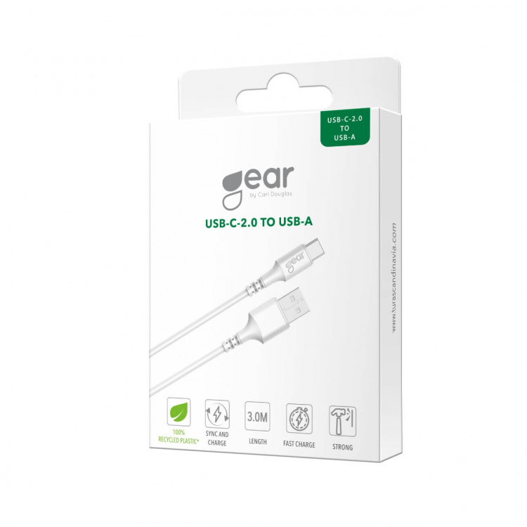 GEAR USB Cable USB-C 2.0 2.0m White