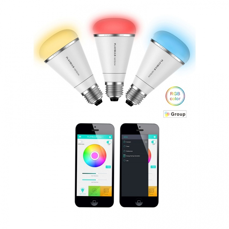 MIPOW Playbulb Rainbow RGB BT 600lumen 10W E27 MIPOW Playbulb Rainbow RGB BT 600lumen 10W E27