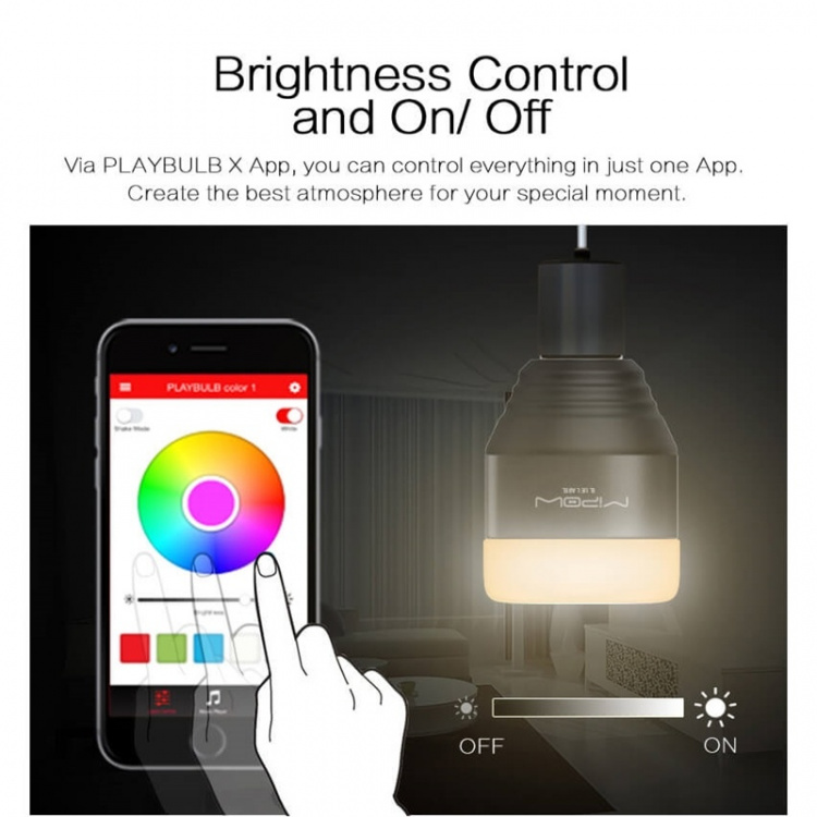 MIPOW Playbulb Smart BTL201 white RGB BT 280lumen 5W E27