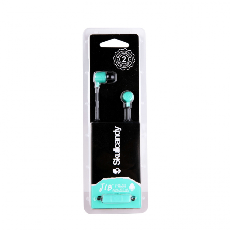 SKULLCANDY Headphone JIB In-Ear Mic Mint/Green