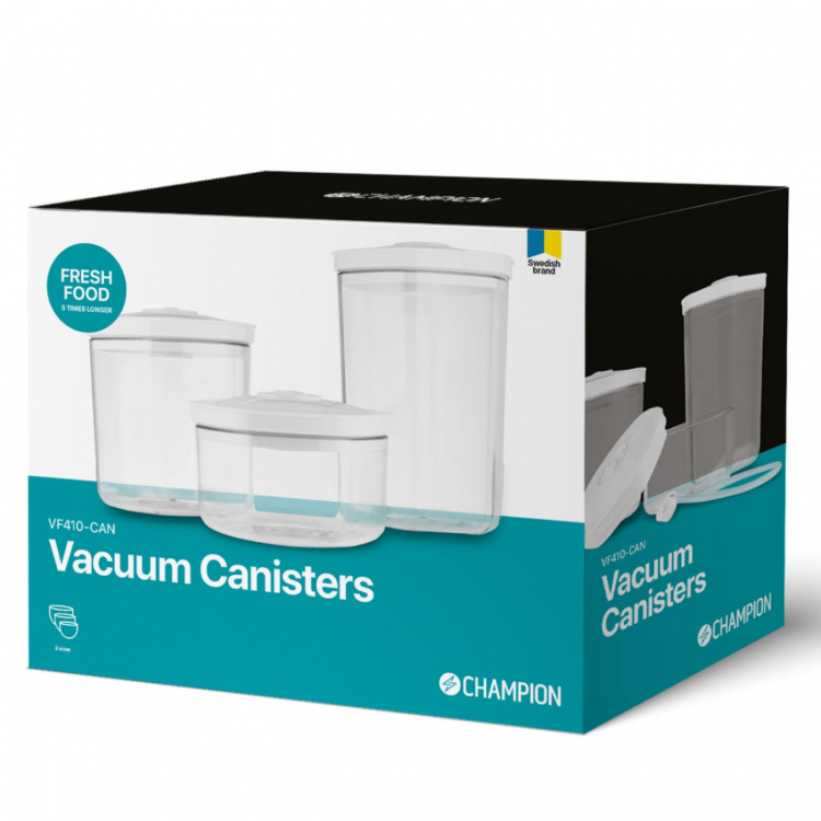 Champion Vacuumbehållare 3-pack Champion Vacuumbehållare 3-pack