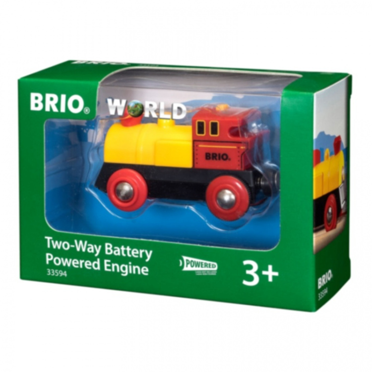 Brio 33594 B/O Lok Gul/Rött/Svart