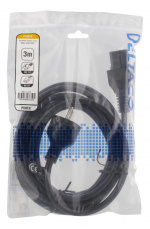 DELTACO 3m grounded device / extension cable for connection between de DELTACO 3m grounded device / extension cable for connection between de