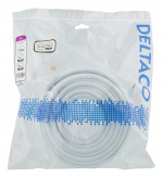 DELTACO High-Speed HDMI cable, 15m, Ethernet, 4K UHD, white