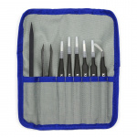 Kingsdun tip set, 8 parts, ESD, tweezers, black Kingsdun tip set, 8 parts, ESD, tweezers, black