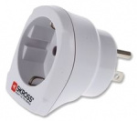 SKROSS Europa naar VS Geaarde Reisadapter, 15A, 110-125V, Wit