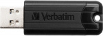 Verbatim PinStripe 256GB USB Drive, USB 3.0, retractable design, black Verbatim PinStripe 256GB USB Drive, USB 3.0, retractable design, black