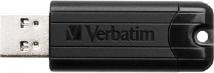 Verbatim PinStripe 256GB USB Drive, USB 3.0, retractable design, black Verbatim PinStripe 256GB USB Drive, USB 3.0, retractable design, black