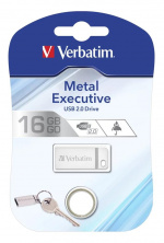 Verbatim Store \'n\' Go Metal Executive Silver USB 2.0 Drive 16GB
