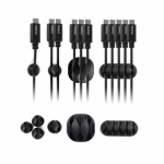 DESIRE2 Tidy Cable 10 Pack Cable Tidy 10 Pack Black DESIRE2 Tidy Cable 10 Pack Cable Tidy 10 Pack Black