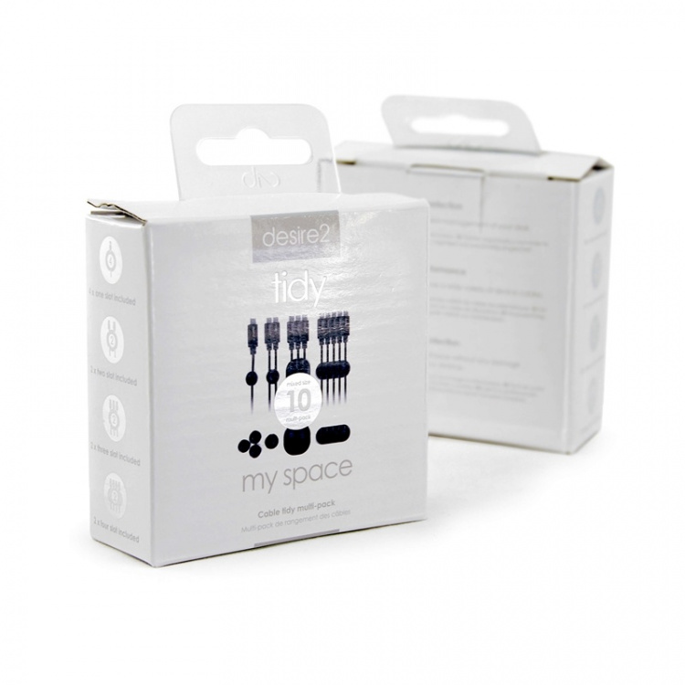DESIRE2 Tidy Cable 10 Pack Cable Tidy 10 Pack Black DESIRE2 Tidy Cable 10 Pack Cable Tidy 10 Pack Black