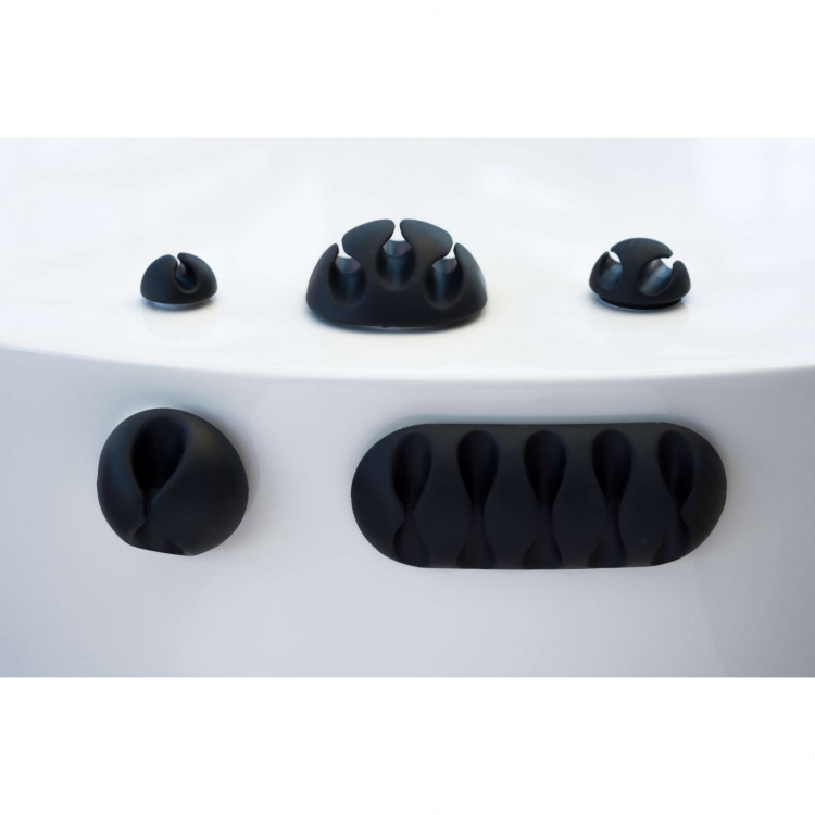 DESIRE2 Tidy Cable 10 Pack Cable Tidy 10 Pack Black DESIRE2 Tidy Cable 10 Pack Cable Tidy 10 Pack Black