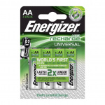 ENERGIZER Battery AA/LR6 Ni-Mh 1300mAh 4-p