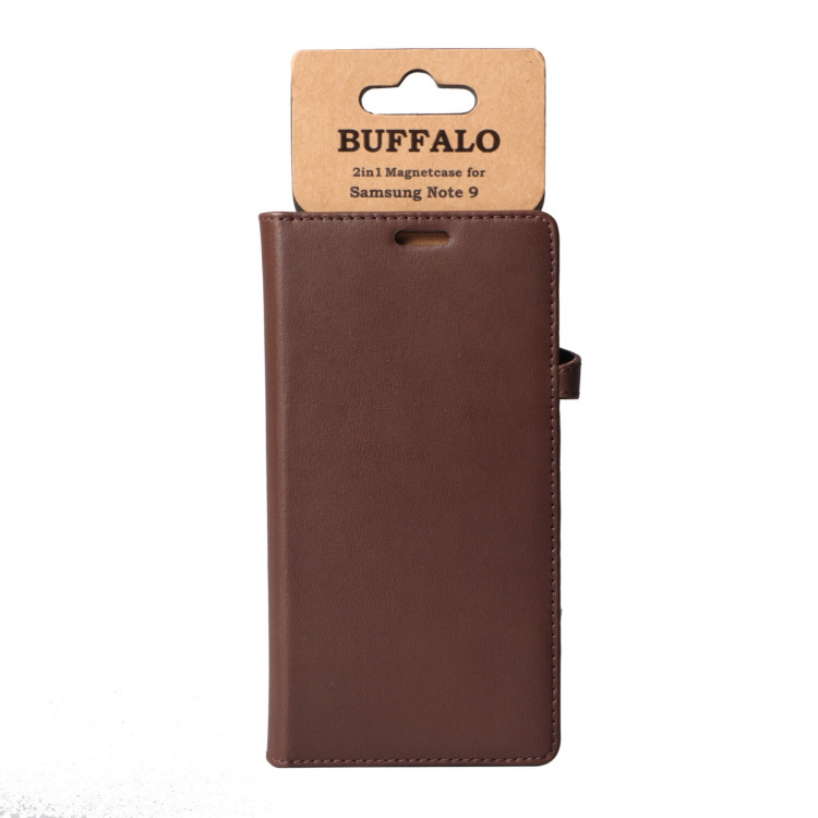 BUFFALO Wallet Leather Brown 3 Cardpockets Samsung Galaxy Note 9 BUFFALO Wallet Leather Brown 3 Cardpockets Samsung Galaxy Note 9