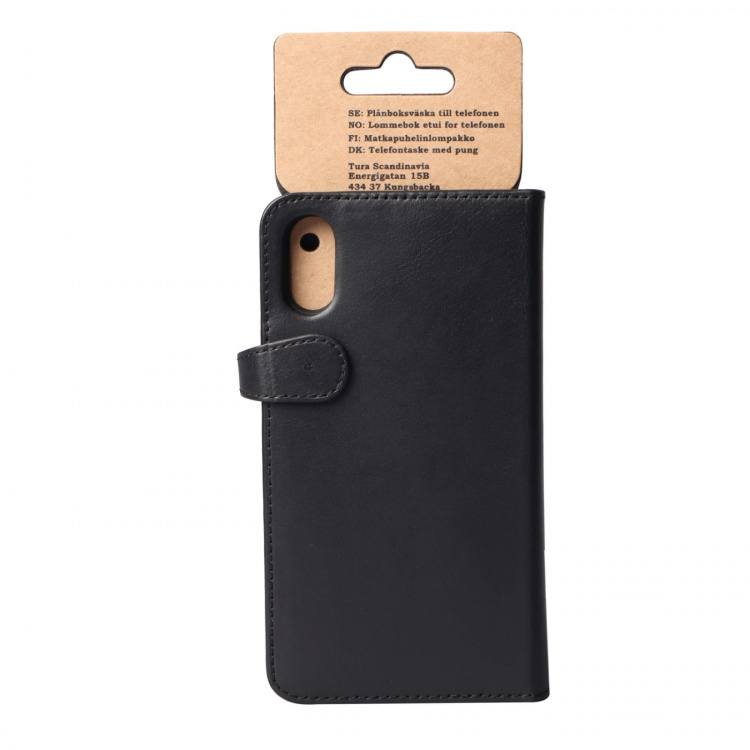 BUFFALO Wallet Leather Black 3 Cardpockets iPhone XR BUFFALO Wallet Leather Black 3 Cardpockets iPhone XR